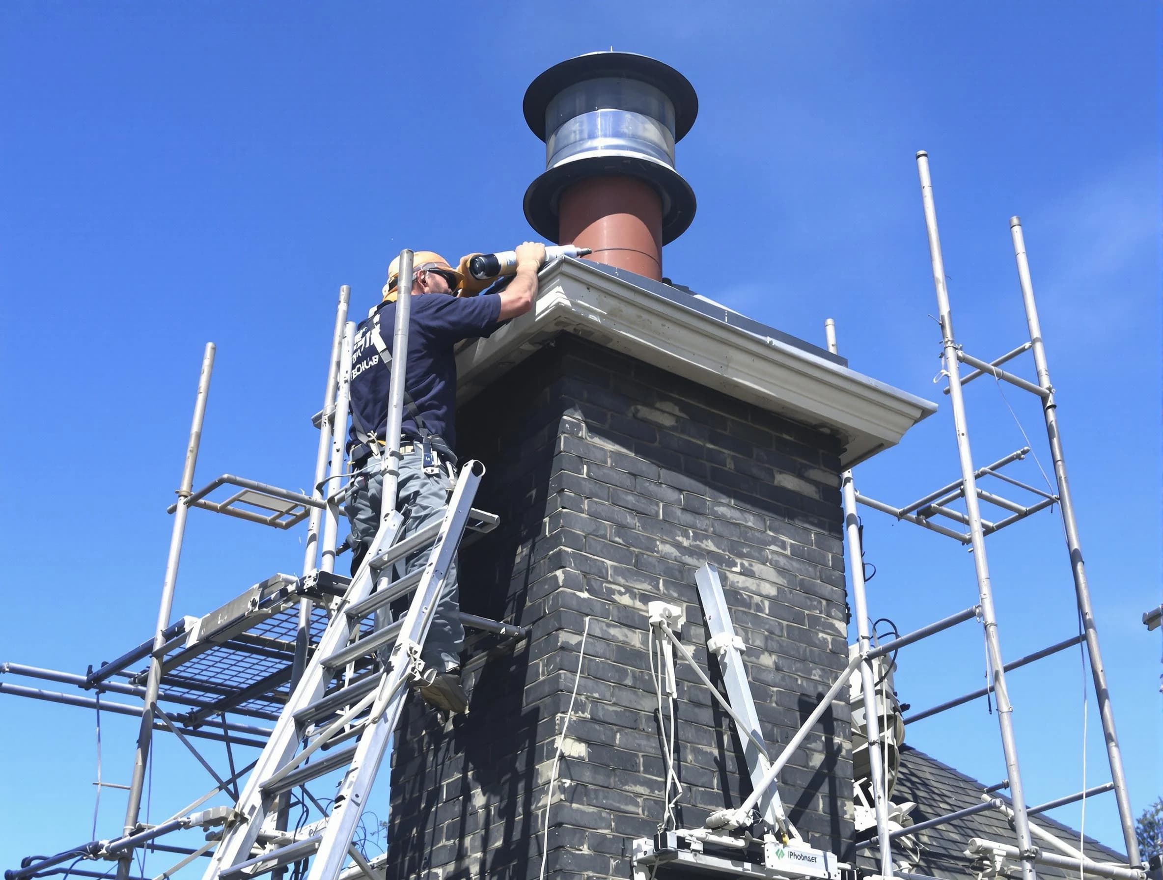 Sturdy chimney crown finished by Hapeville Chimney Sweep in Hapeville, GA