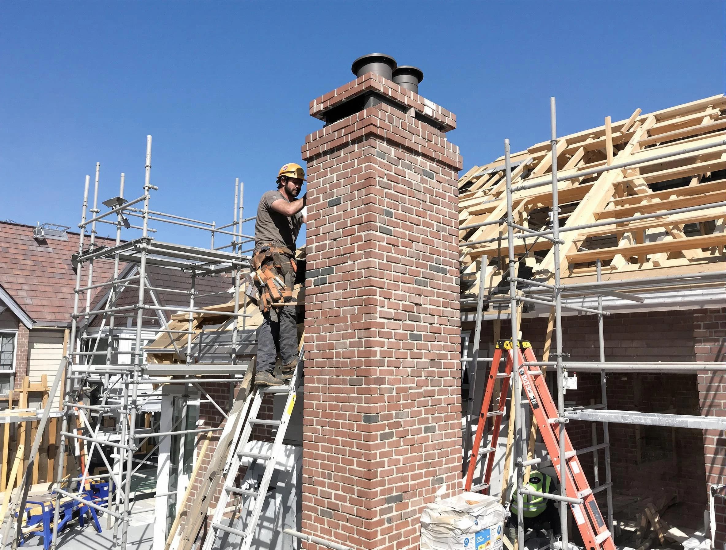 New chimney installation completed by Hapeville Chimney Sweep in Hapeville, GA