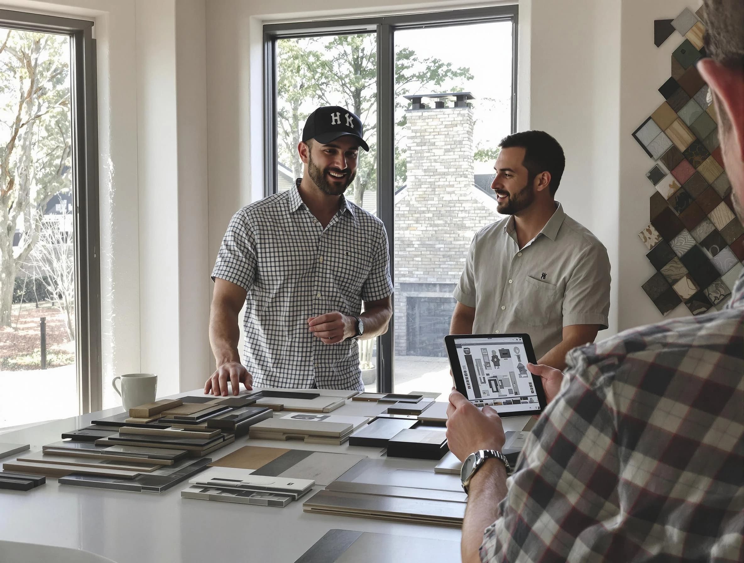 Hapeville Chimney Sweep remodeling a chimney and fireplace in Hapeville, GA