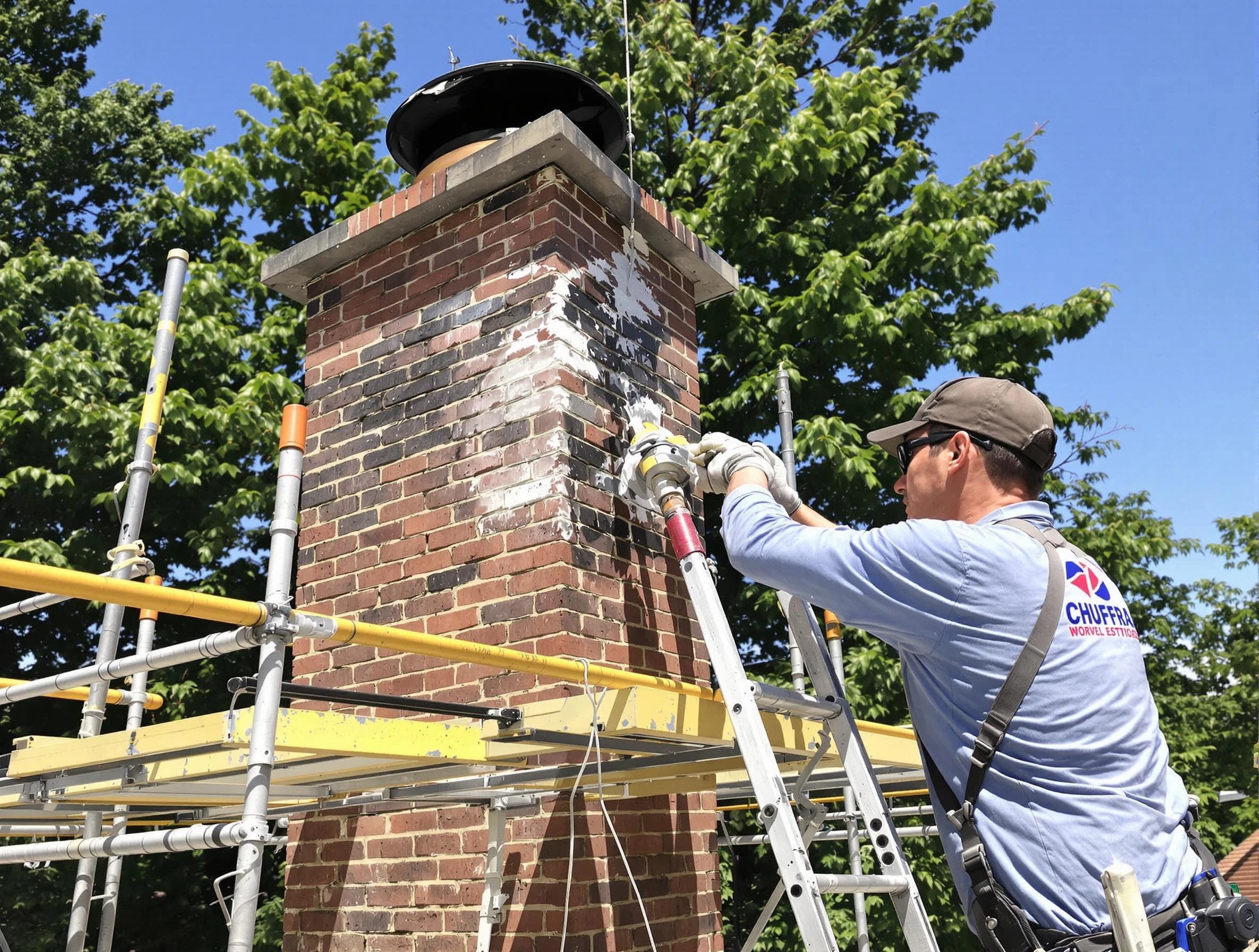 Structural chimney repair by Hapeville Chimney Sweep in Hapeville, GA