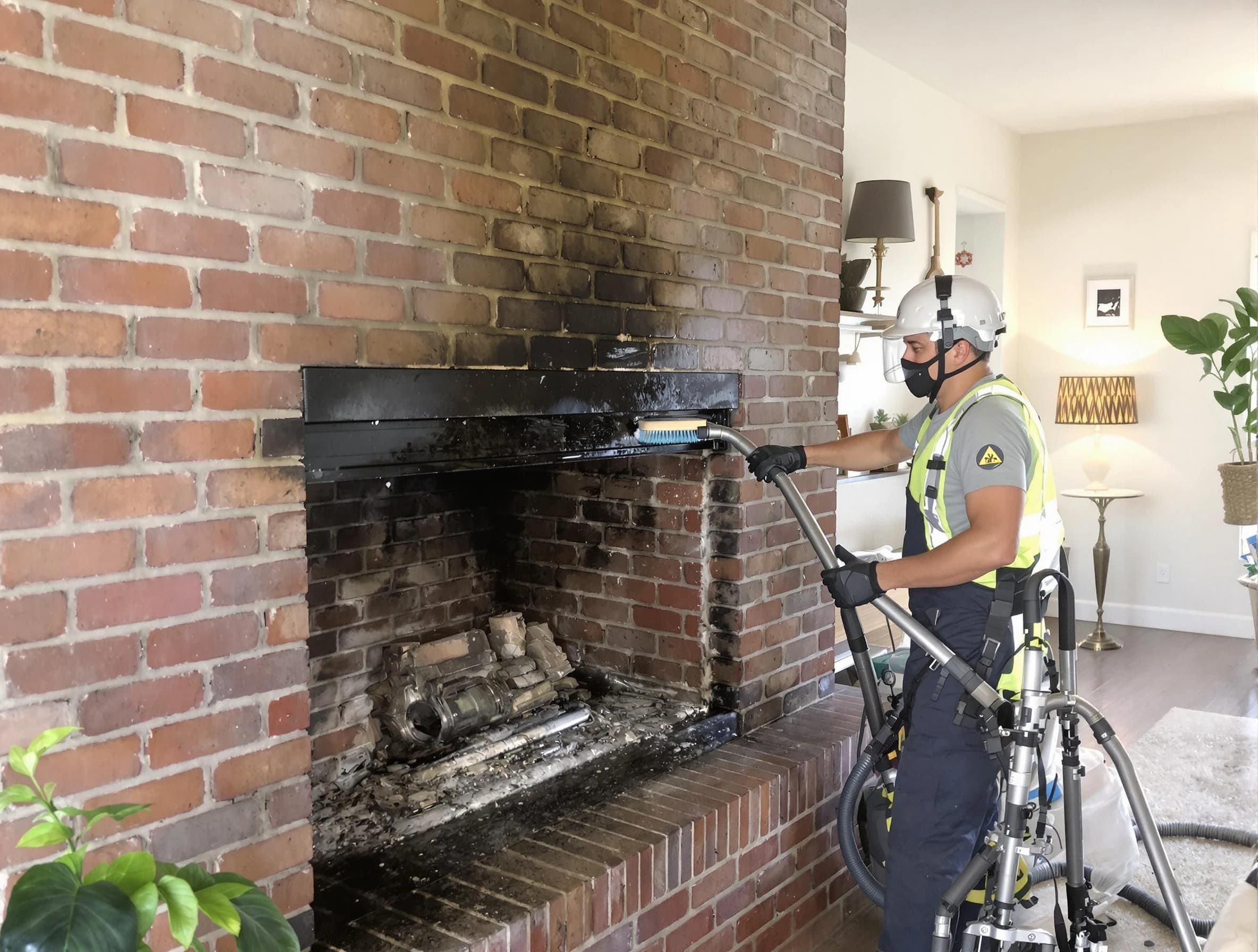 Hapeville Chimney Sweep providing fireplace cleaning services in Hapeville, GA