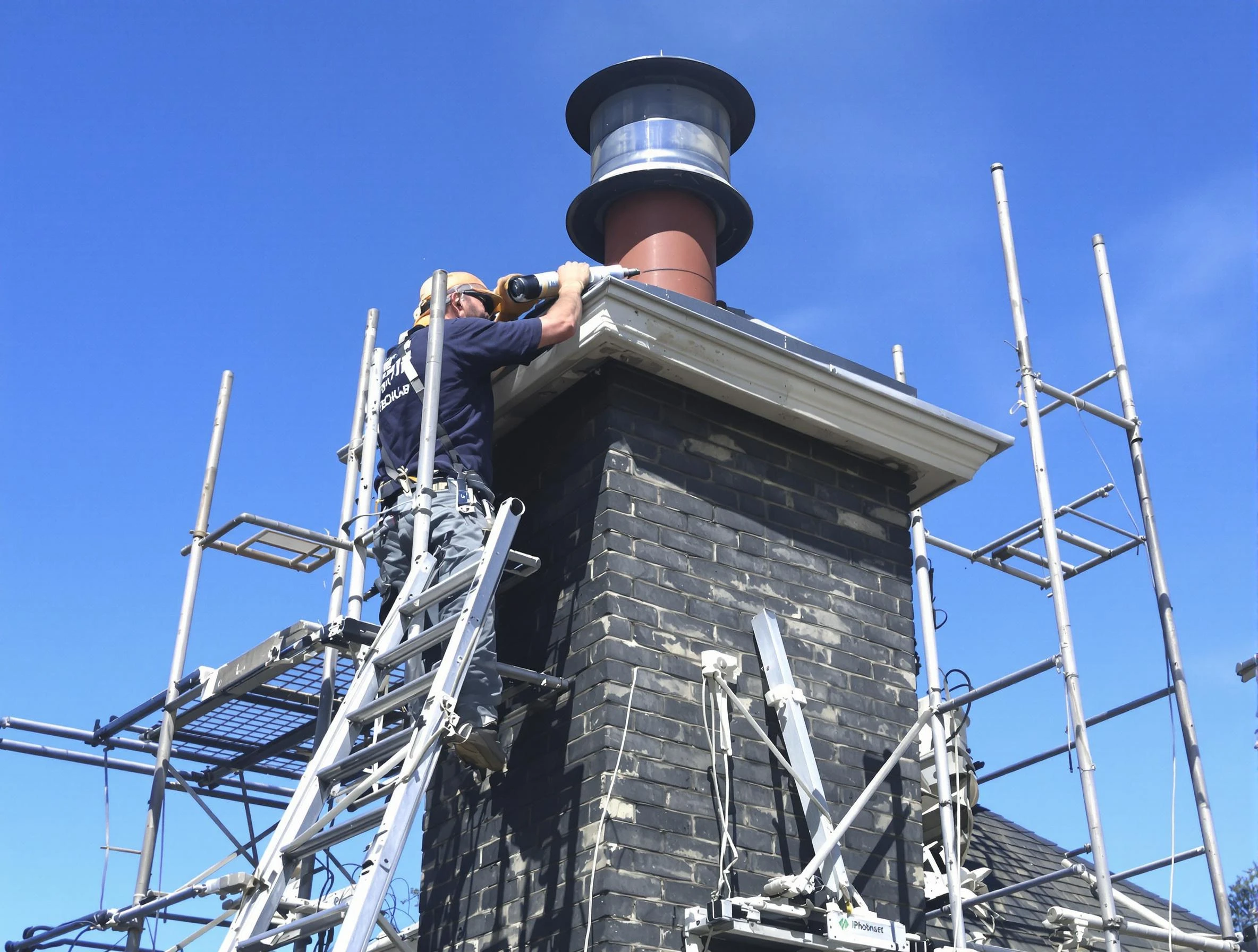 Sturdy chimney crown finished by Hapeville Chimney Sweep in Hapeville, GA