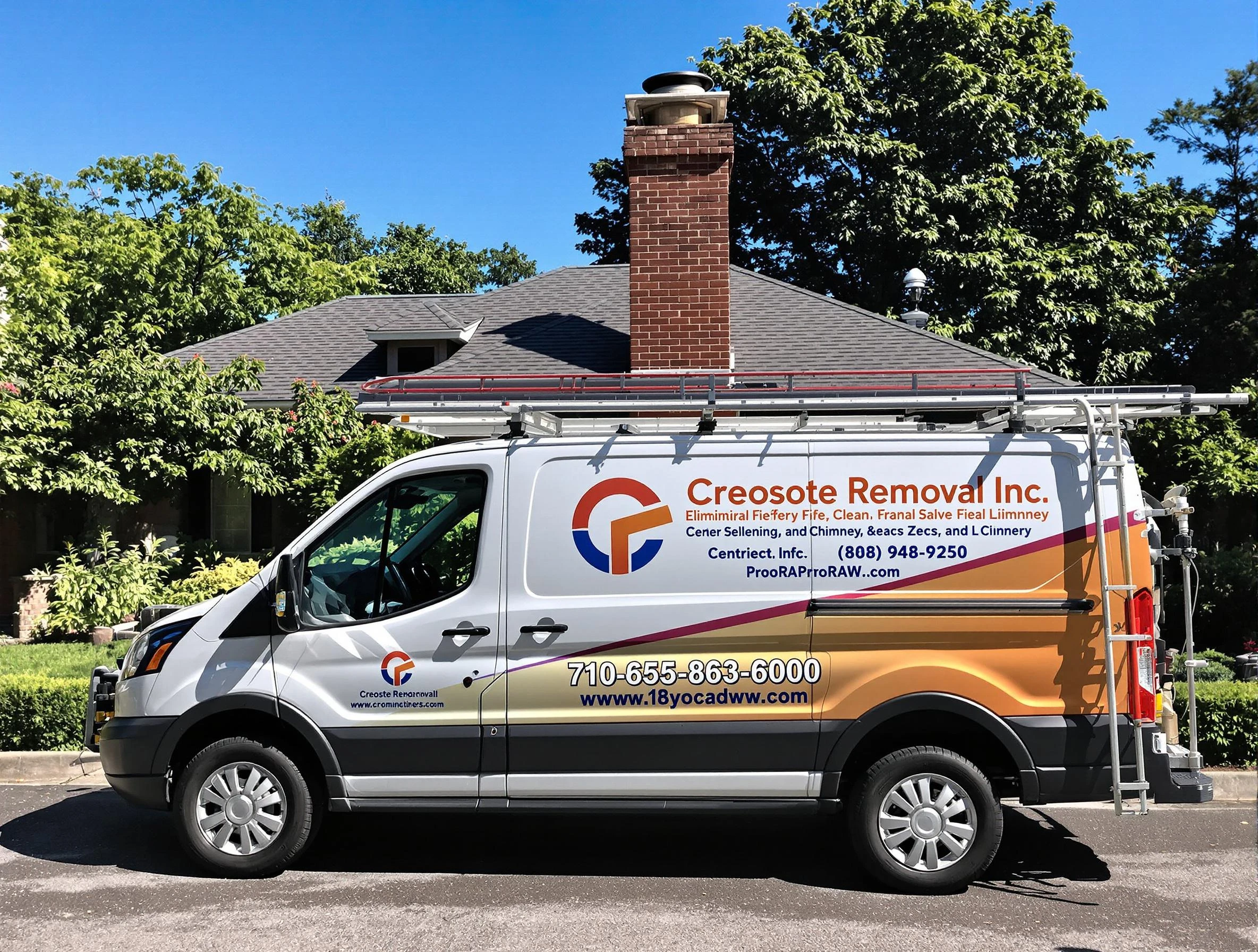 Hapeville Chimney Sweep technician removing creosote safely in Hapeville, GA